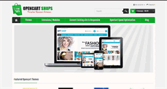 Desktop Screenshot of opencartshops.com