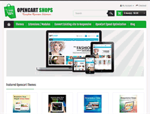 Tablet Screenshot of opencartshops.com